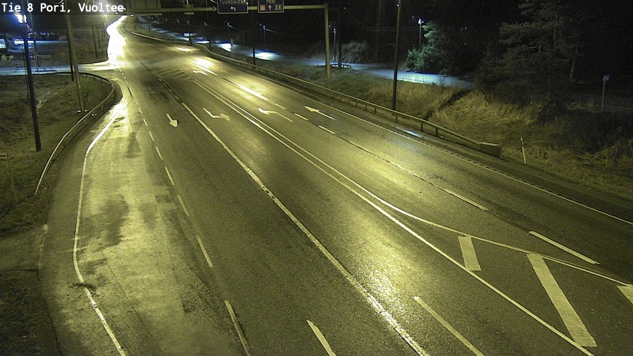 Weather Camera Image Road 8 Pori, Vuoltee, Pori, Satakunta