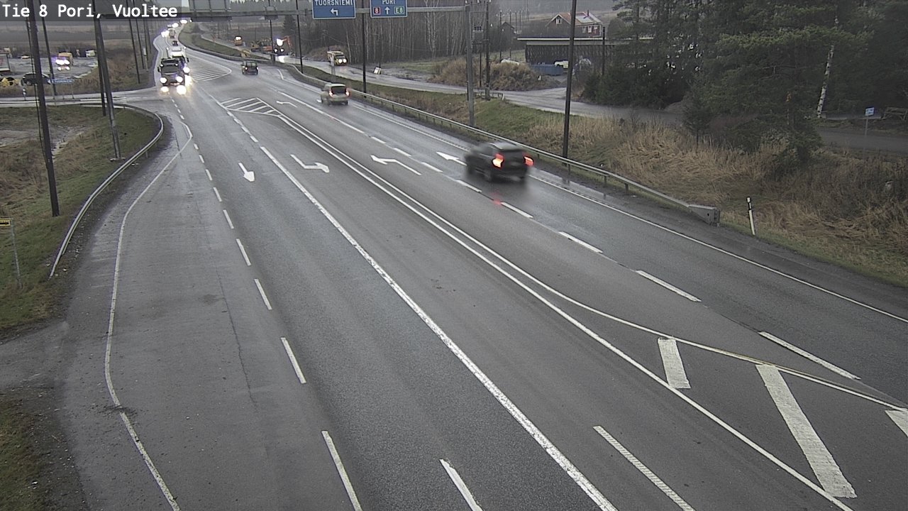 Weather Camera Image Road 8 Pori, Vuoltee, Pori, Satakunta