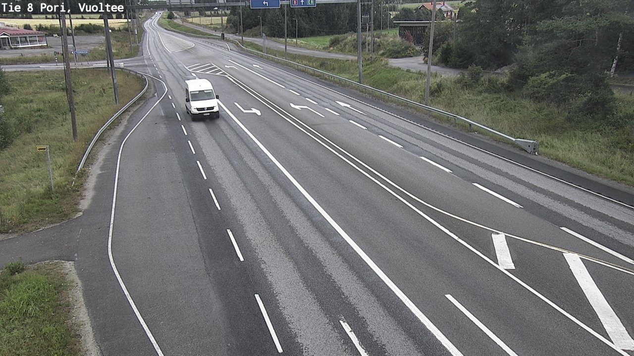 Weather Camera Image Road 8 Pori, Vuoltee, Pori, Satakunta