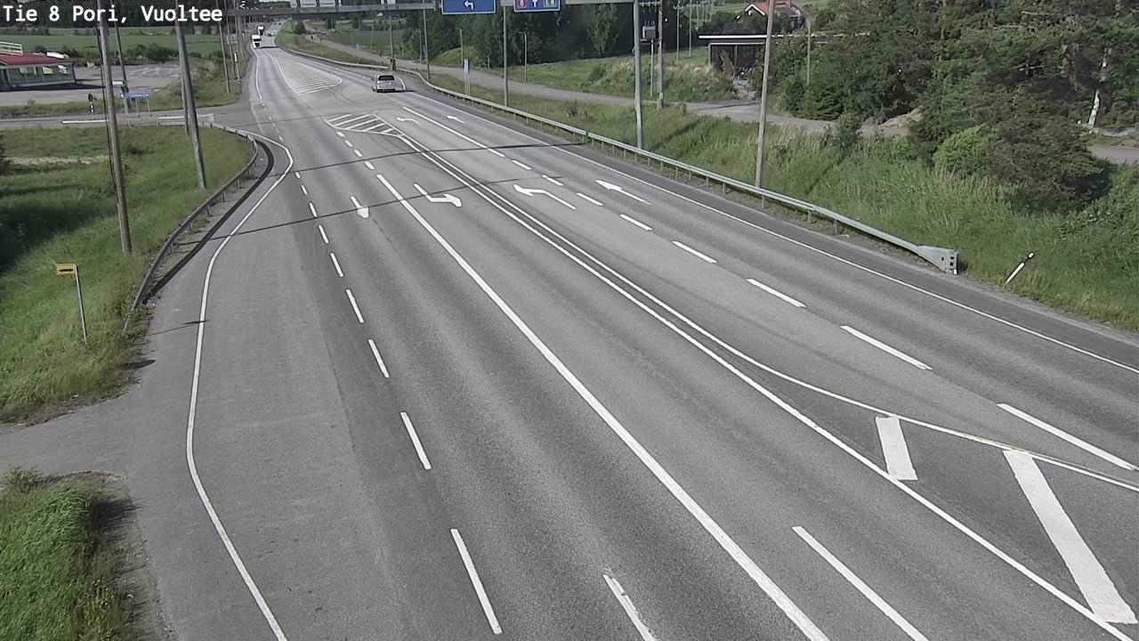 Weather Camera Image Road 8 Pori, Vuoltee, Pori, Satakunta