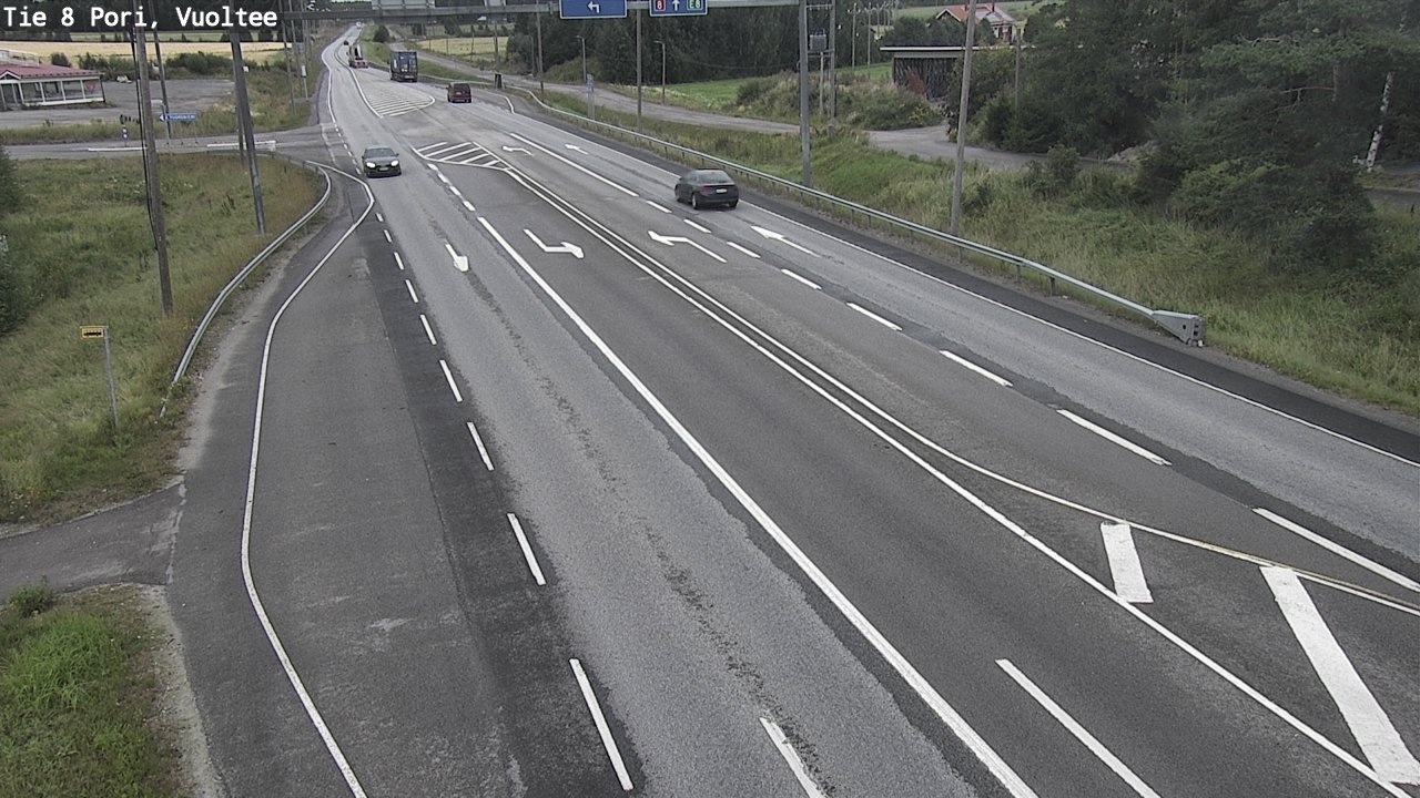 Weather Camera Image Väg 8 Björneborg, Vuoltee, Pori, Satakunta