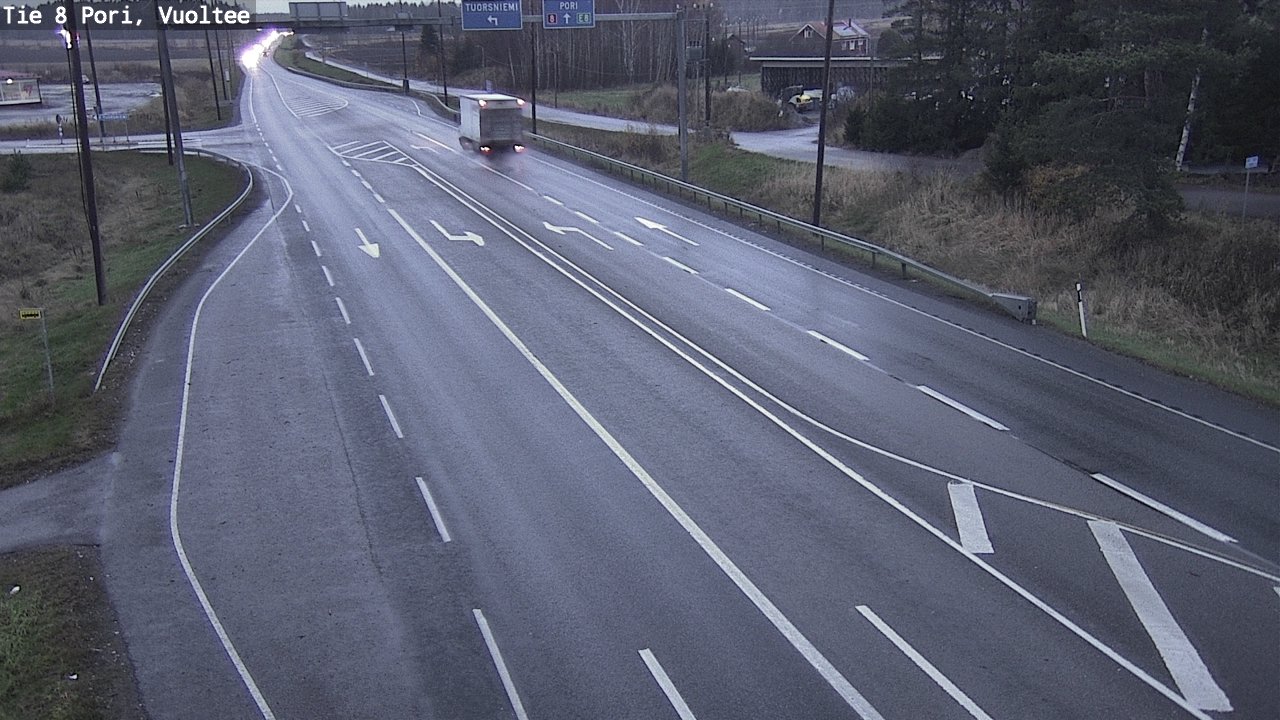 Kelikamerat Kuva Tie 8 Pori, Vuoltee, Pori, Satakunta