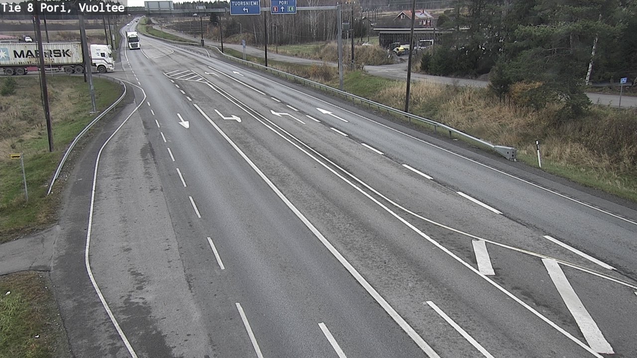 Kelikamerat Kuva Tie 8 Pori, Vuoltee, Pori, Satakunta