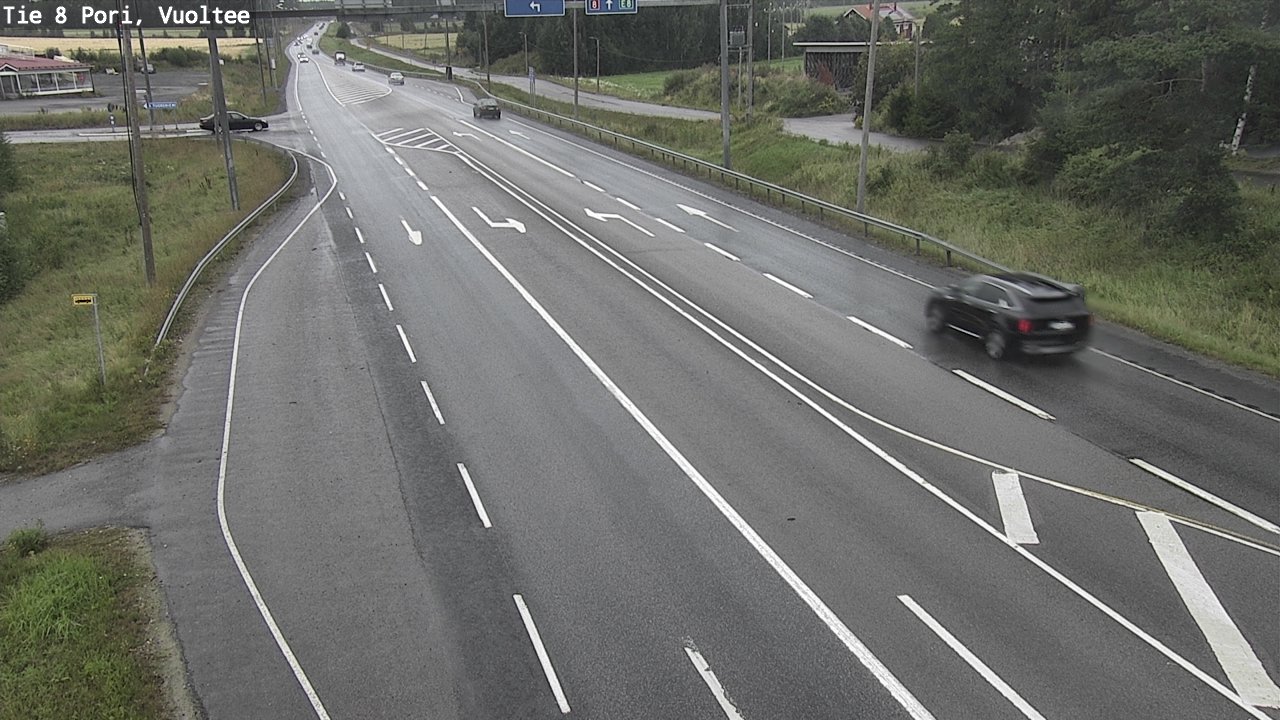 Weather Camera Image Road 8 Pori, Vuoltee, Pori, Satakunta