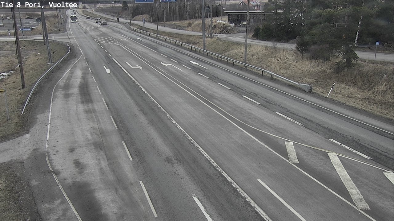 Weather Camera Image Road 8 Pori, Vuoltee, Pori, Satakunta
