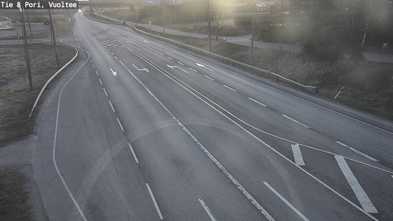 Weather Camera Image Väg 8 Björneborg, Vuoltee, Pori, Satakunta