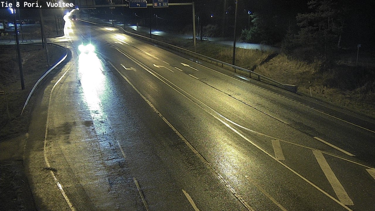 Weather Camera Image Road 8 Pori, Vuoltee, Pori, Satakunta