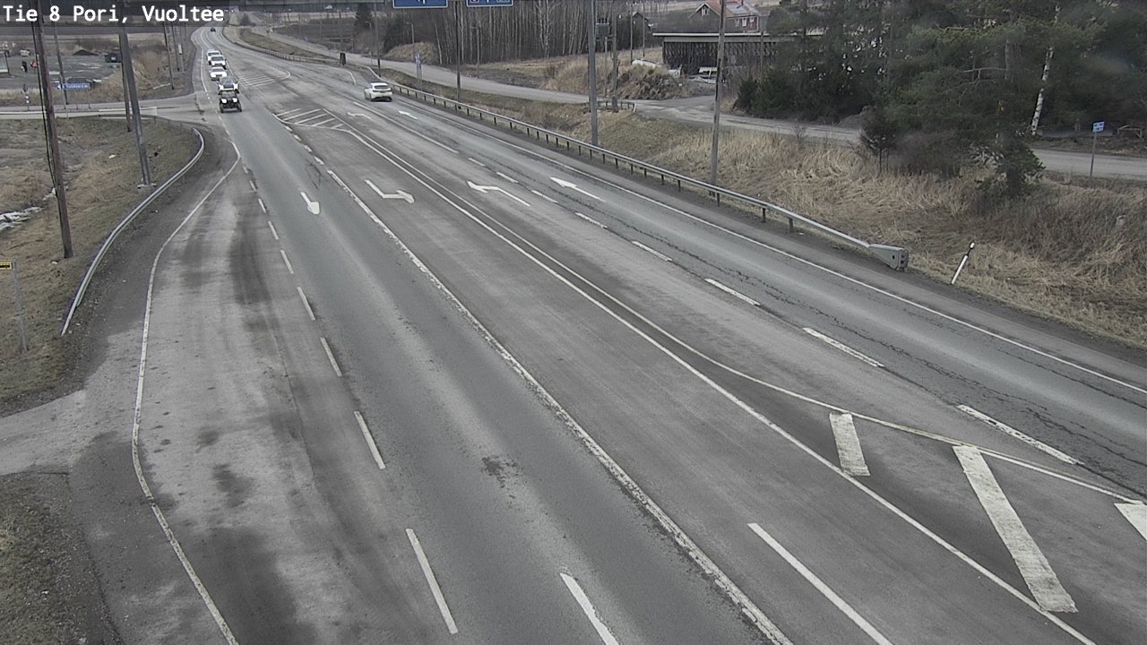 Weather Camera Image Väg 8 Björneborg, Vuoltee, Pori, Satakunta