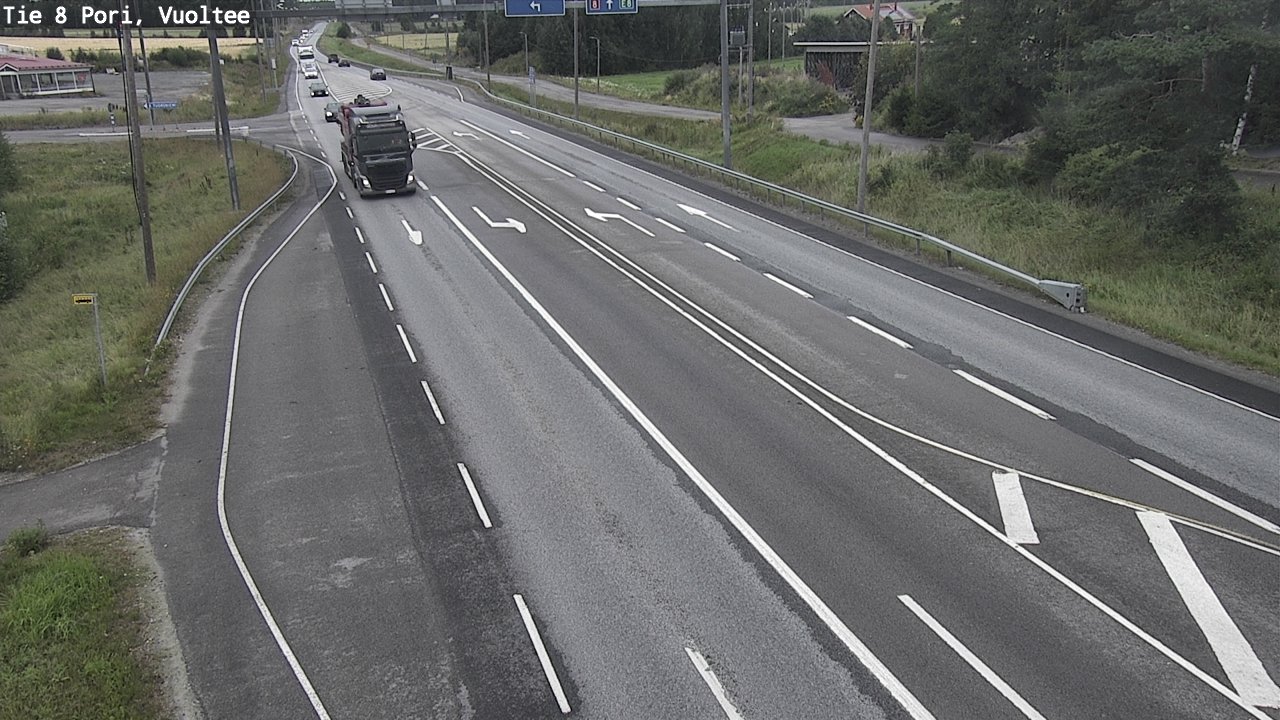 Weather Camera Image Väg 8 Björneborg, Vuoltee, Pori, Satakunta