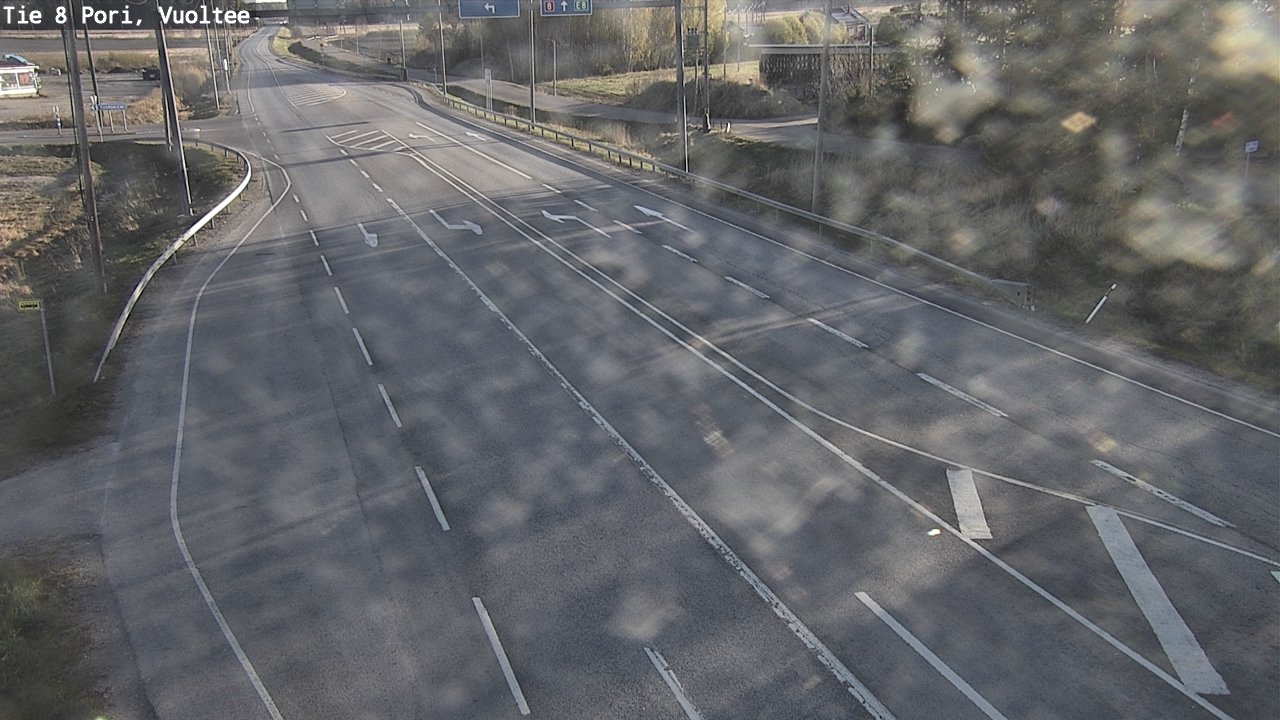 Weather Camera Image Road 8 Pori, Vuoltee, Pori, Satakunta