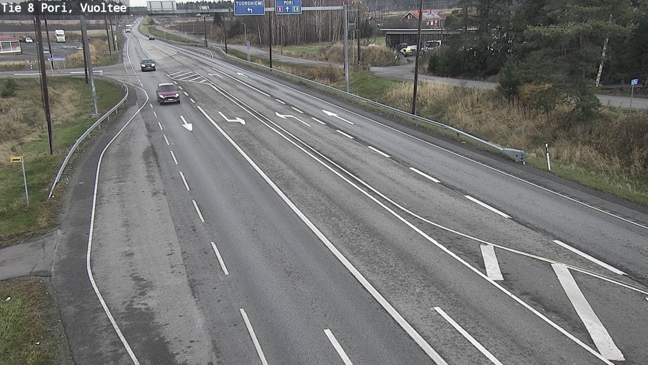 Kelikamerat Kuva Tie 8 Pori, Vuoltee, Pori, Satakunta