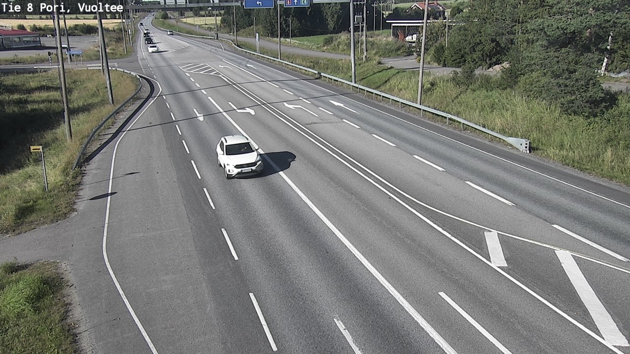 Kelikamerat Kuva Tie 8 Pori, Vuoltee, Pori, Satakunta