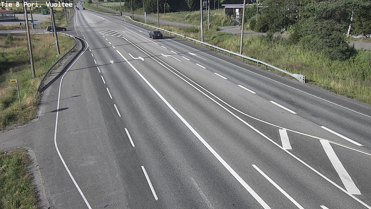 Weather Camera Image Väg 8 Björneborg, Vuoltee, Pori, Satakunta