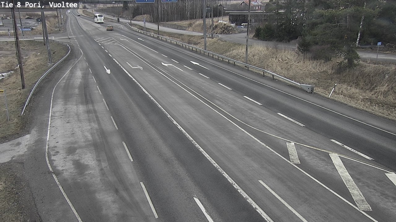 Weather Camera Image Road 8 Pori, Vuoltee, Pori, Satakunta