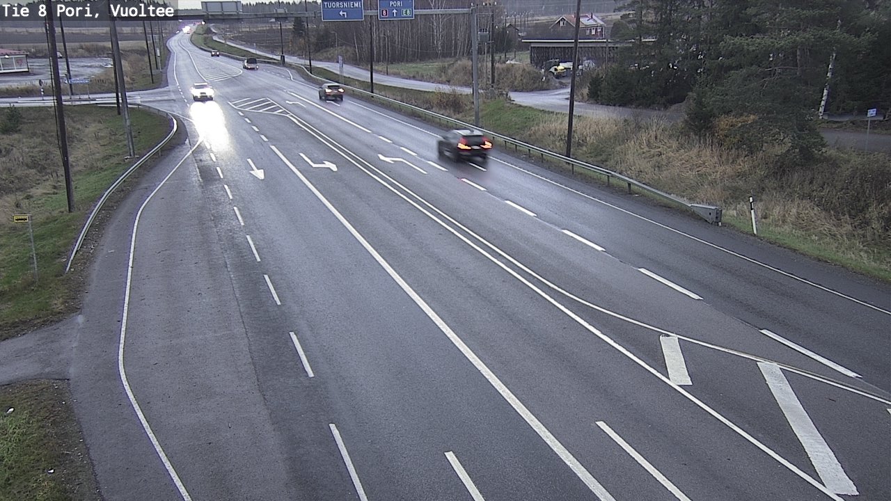 Kelikamerat Kuva Tie 8 Pori, Vuoltee, Pori, Satakunta