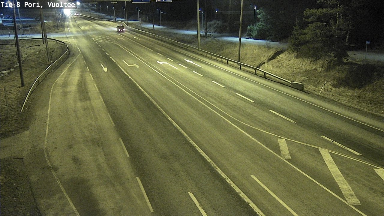 Weather Camera Image Väg 8 Björneborg, Vuoltee, Pori, Satakunta