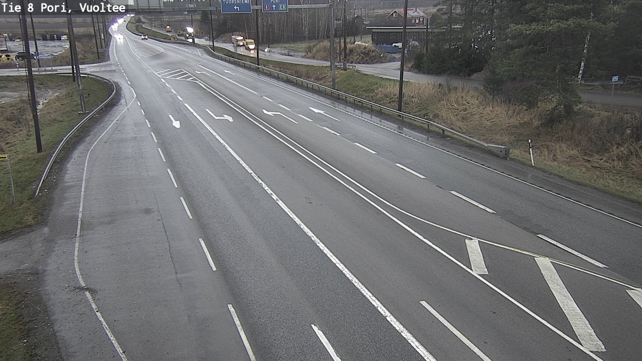 Weather Camera Image Road 8 Pori, Vuoltee, Pori, Satakunta