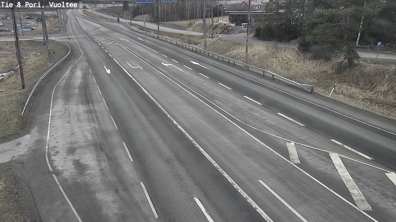 Weather Camera Image Väg 8 Björneborg, Vuoltee, Pori, Satakunta