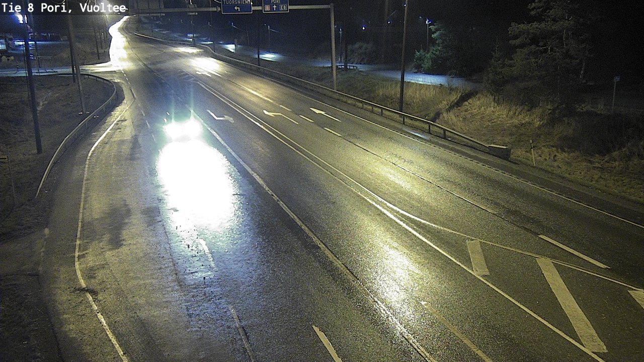 Weather Camera Image Road 8 Pori, Vuoltee, Pori, Satakunta
