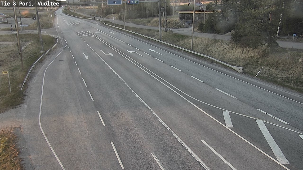Weather Camera Image Väg 8 Björneborg, Vuoltee, Pori, Satakunta