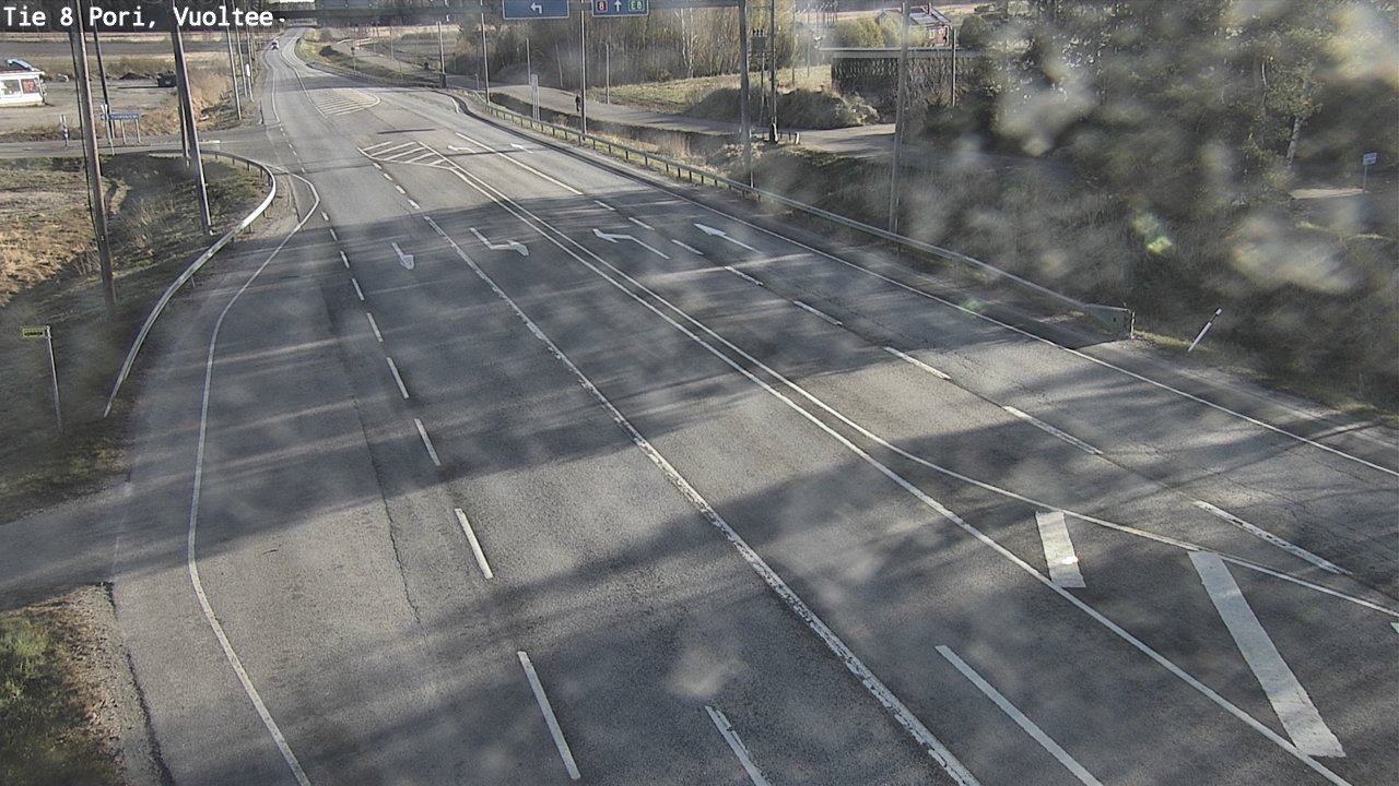 Weather Camera Image Väg 8 Björneborg, Vuoltee, Pori, Satakunta