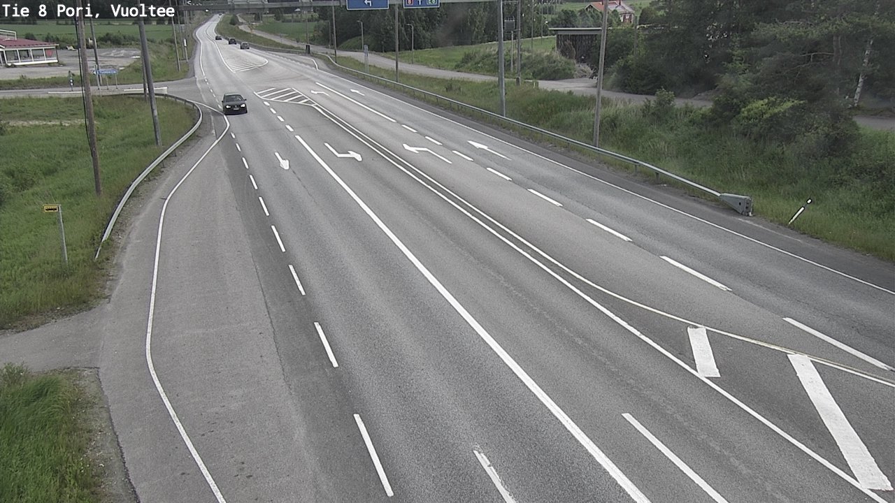 Weather Camera Image Väg 8 Björneborg, Vuoltee, Pori, Satakunta