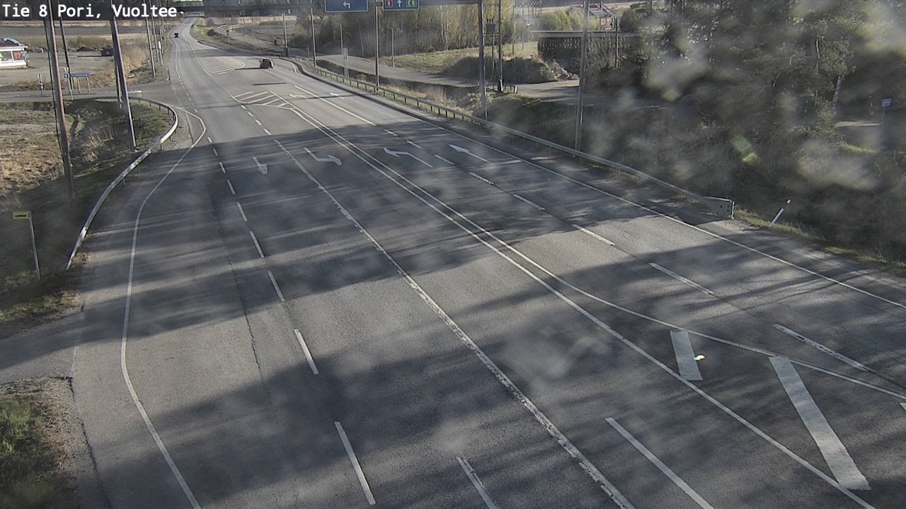 Weather Camera Image Road 8 Pori, Vuoltee, Pori, Satakunta