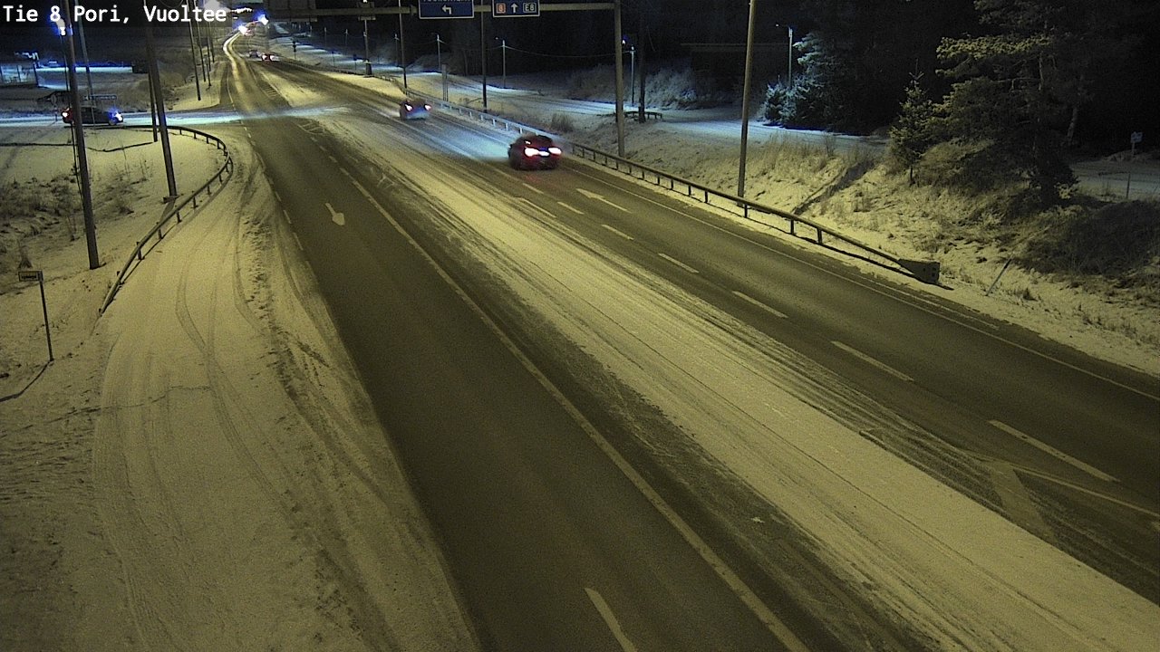 Kelikamerat Kuva Tie 8 Pori, Vuoltee, Pori, Satakunta