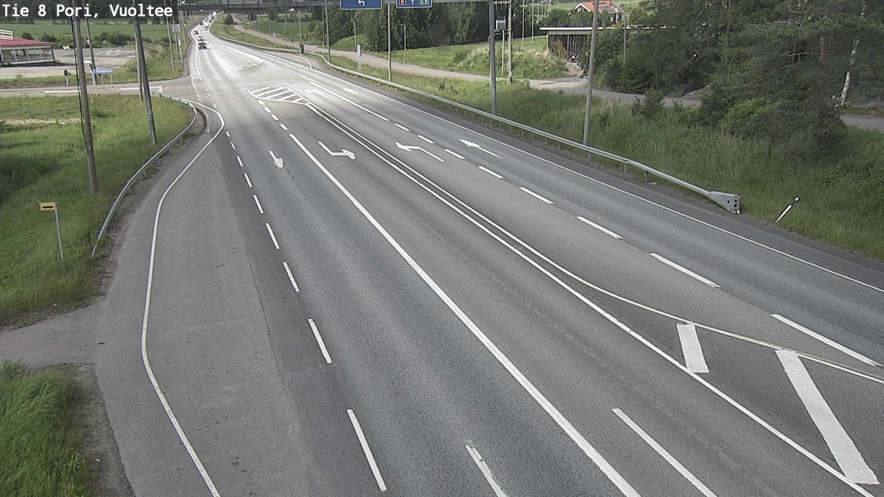 Kelikamerat Kuva Tie 8 Pori, Vuoltee, Pori, Satakunta