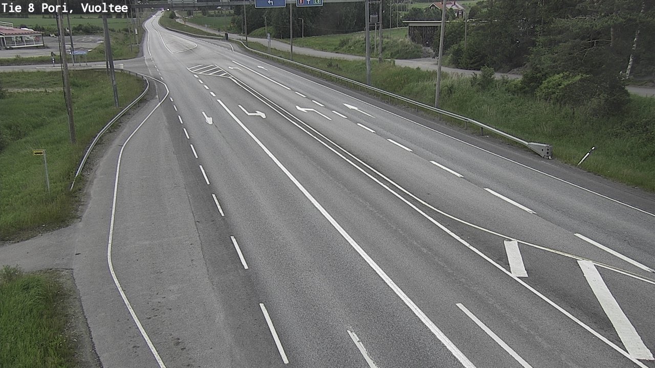 Kelikamerat Kuva Tie 8 Pori, Vuoltee, Pori, Satakunta