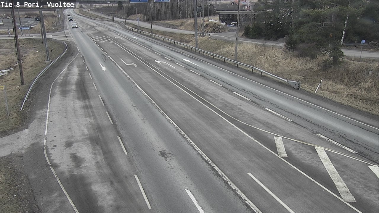 Weather Camera Image Väg 8 Björneborg, Vuoltee, Pori, Satakunta