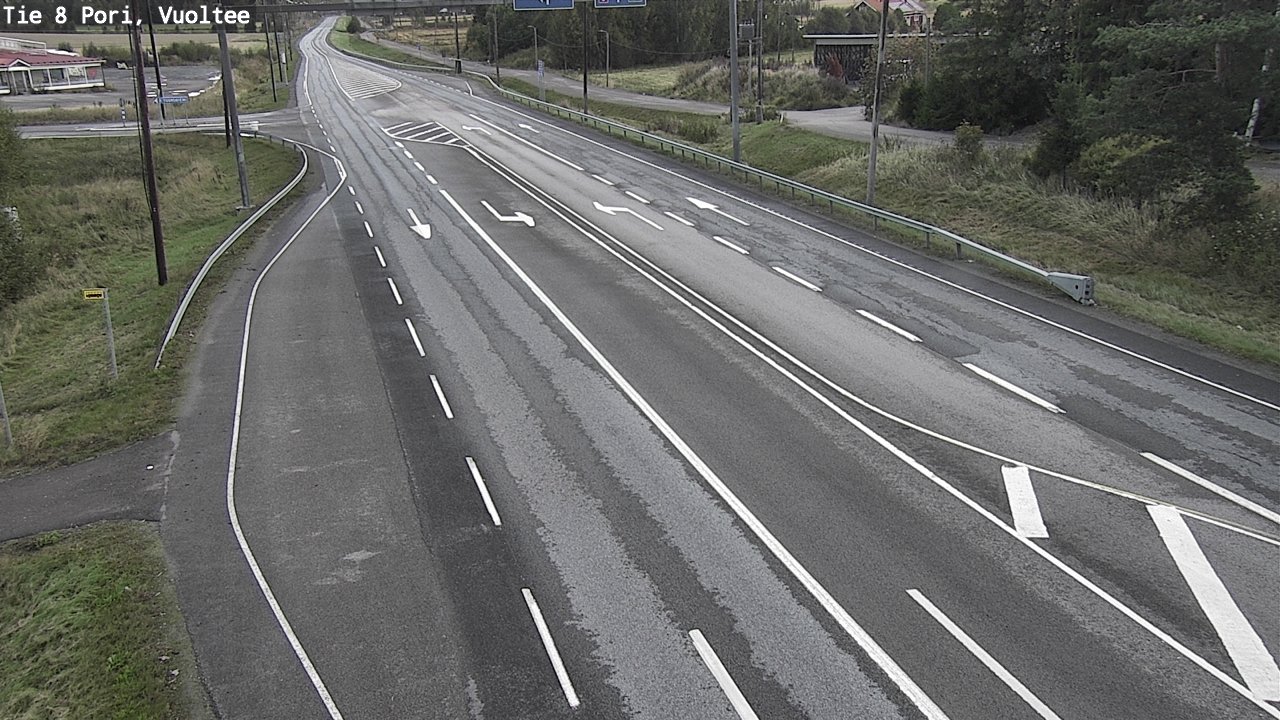 Weather Camera Image Road 8 Pori, Vuoltee, Pori, Satakunta