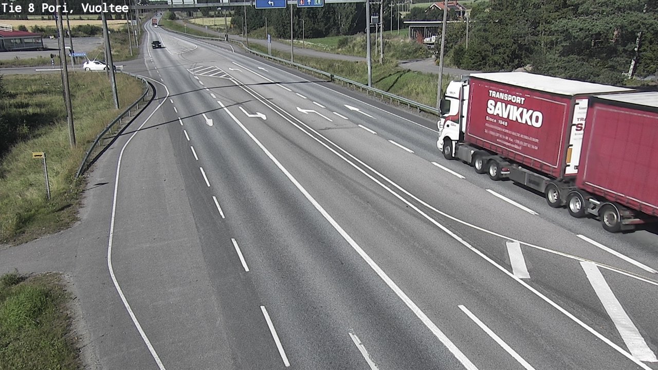 Kelikamerat Kuva Tie 8 Pori, Vuoltee, Pori, Satakunta