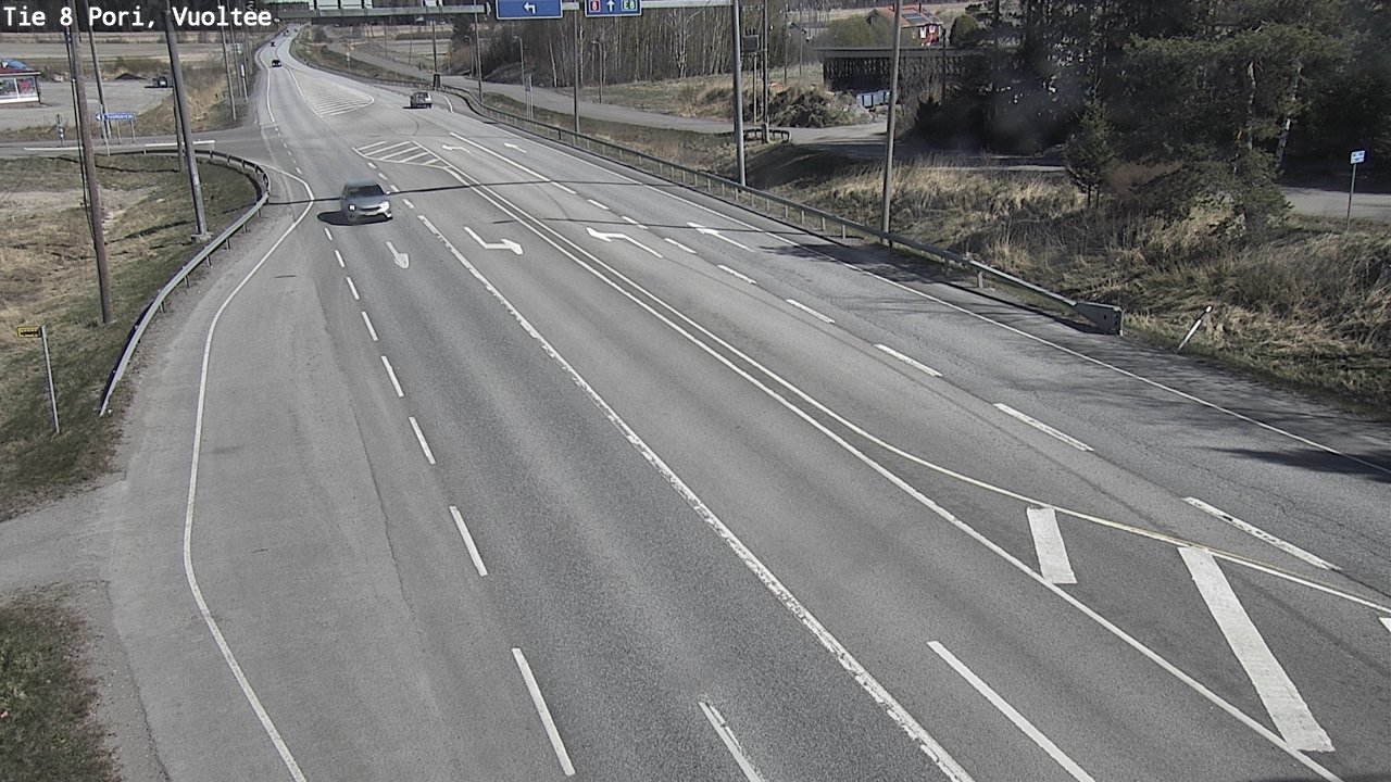 Weather Camera Image Väg 8 Björneborg, Vuoltee, Pori, Satakunta