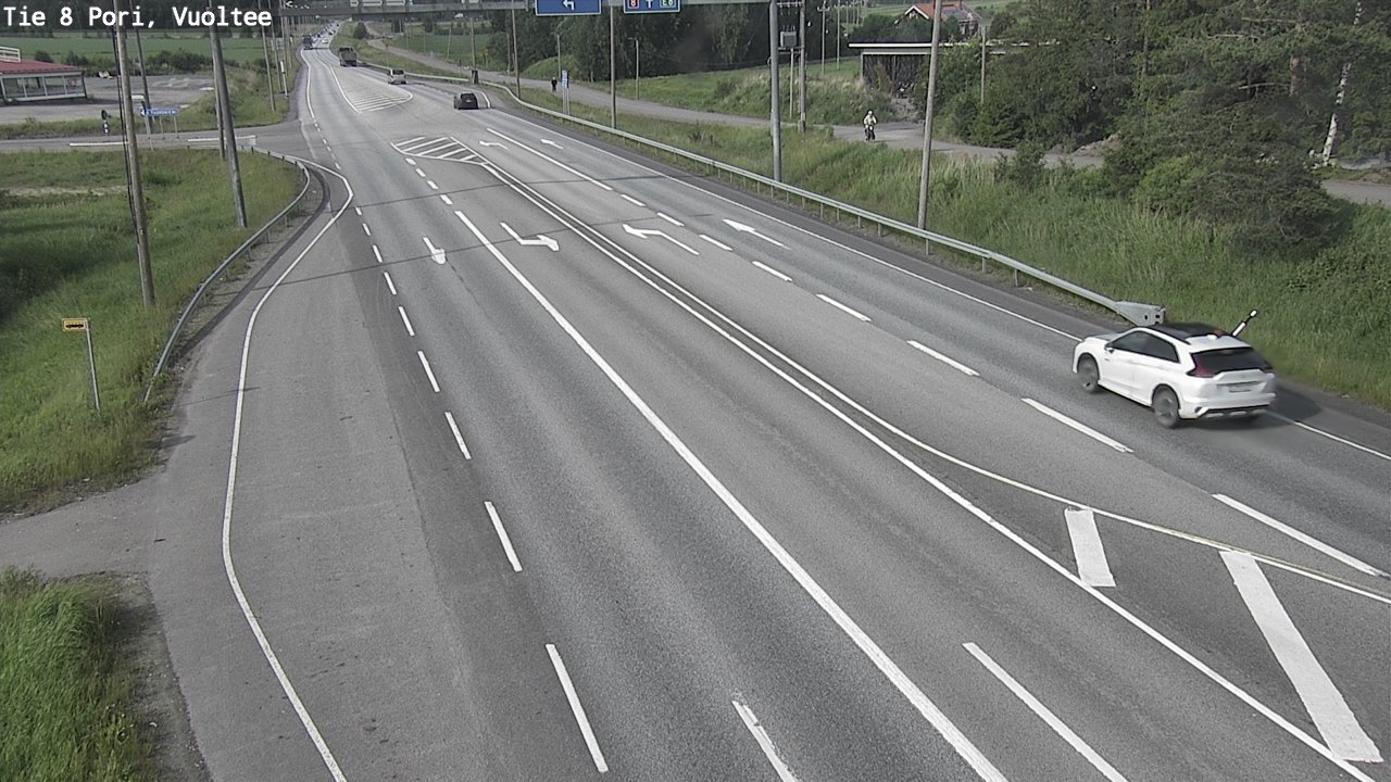 Kelikamerat Kuva Tie 8 Pori, Vuoltee, Pori, Satakunta