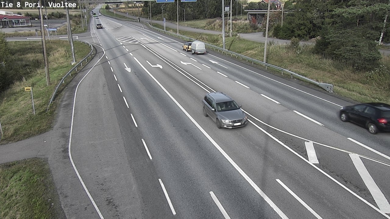 Kelikamerat Kuva Tie 8 Pori, Vuoltee, Pori, Satakunta