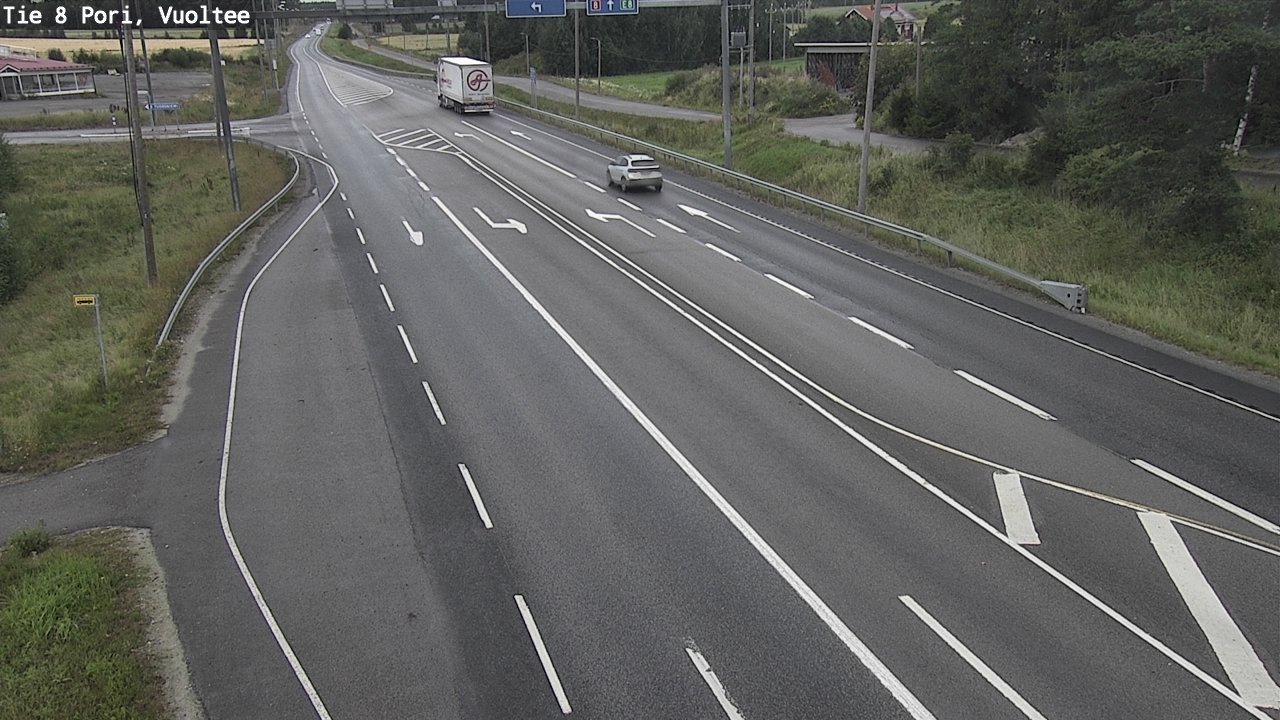 Weather Camera Image Road 8 Pori, Vuoltee, Pori, Satakunta
