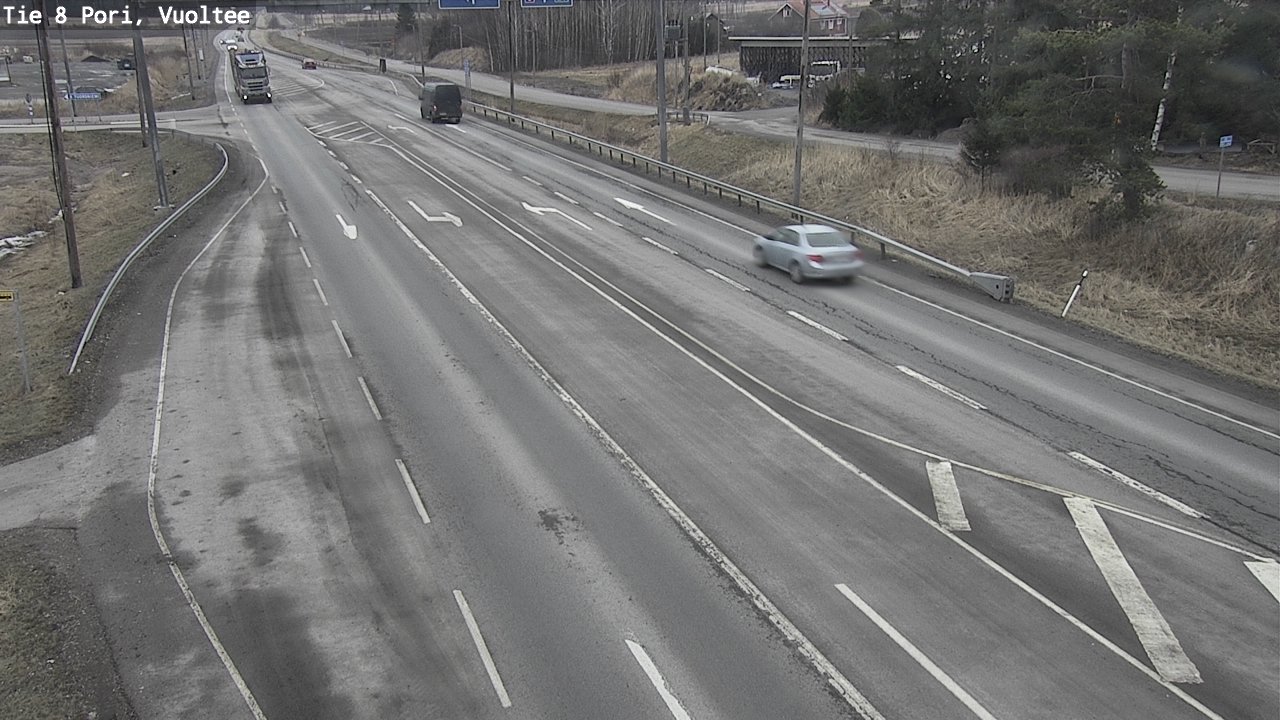 Weather Camera Image Väg 8 Björneborg, Vuoltee, Pori, Satakunta