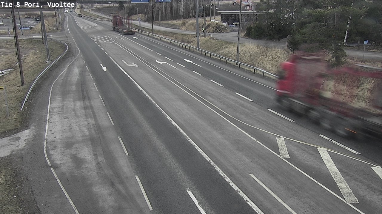 Kelikamerat Kuva Tie 8 Pori, Vuoltee, Pori, Satakunta