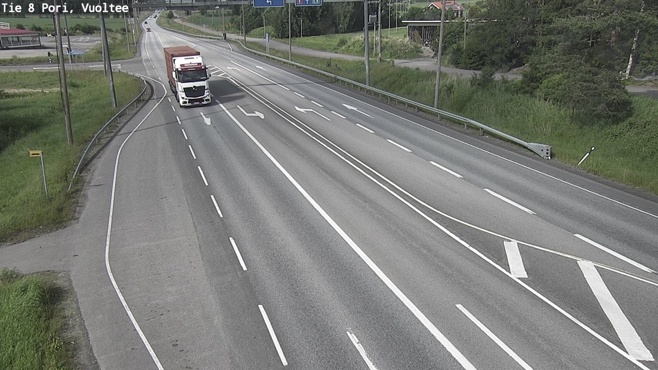 Kelikamerat Kuva Tie 8 Pori, Vuoltee, Pori, Satakunta