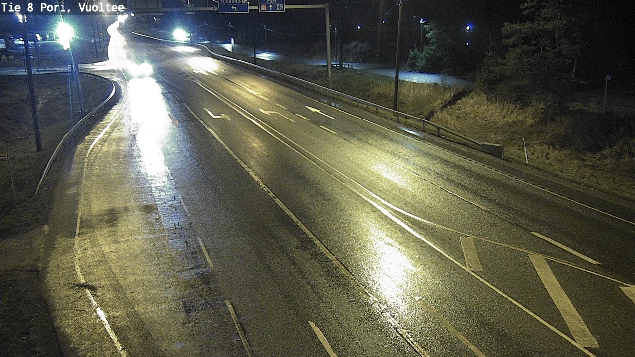 Weather Camera Image Road 8 Pori, Vuoltee, Pori, Satakunta