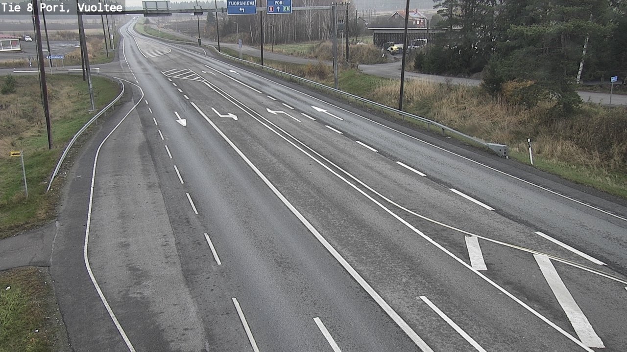 Kelikamerat Kuva Tie 8 Pori, Vuoltee, Pori, Satakunta