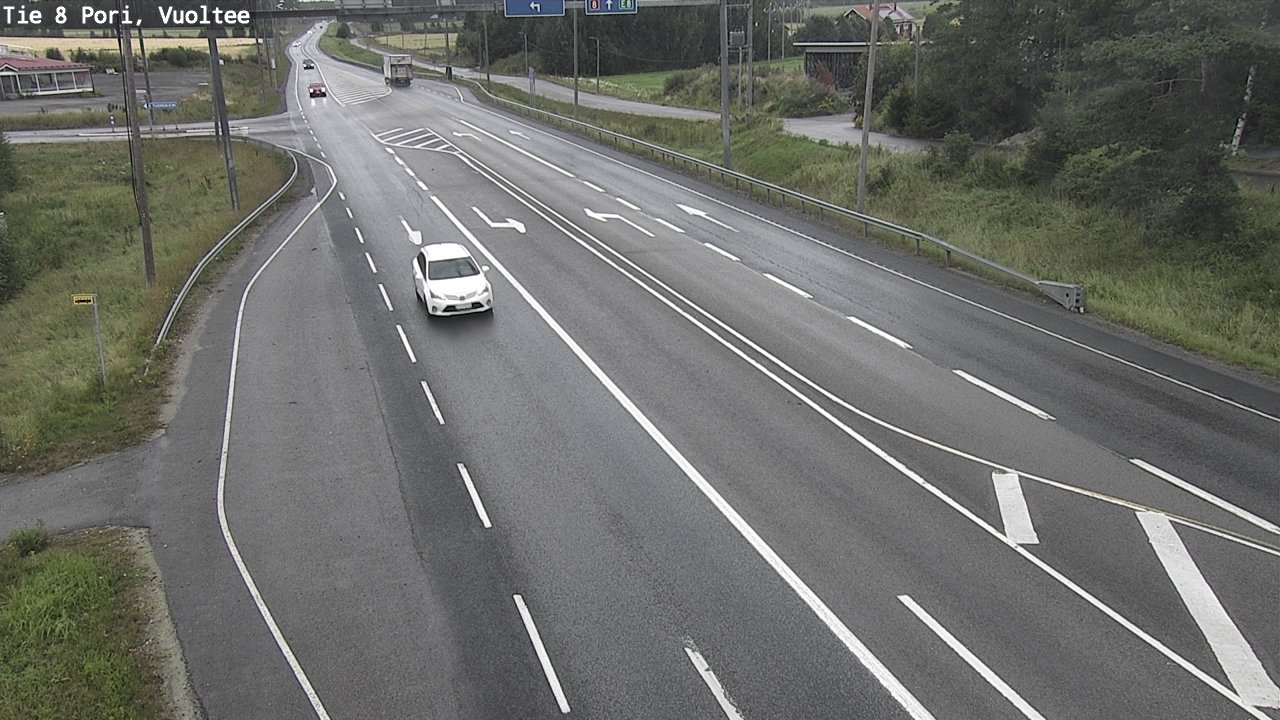 Weather Camera Image Road 8 Pori, Vuoltee, Pori, Satakunta