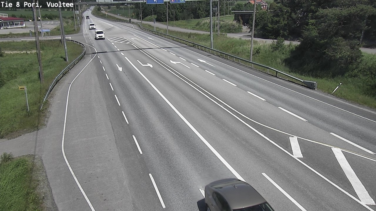 Weather Camera Image Väg 8 Björneborg, Vuoltee, Pori, Satakunta