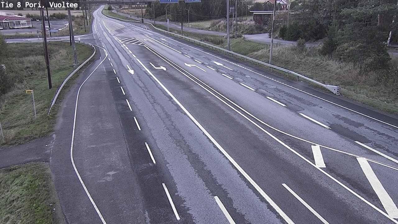 Weather Camera Image Road 8 Pori, Vuoltee, Pori, Satakunta