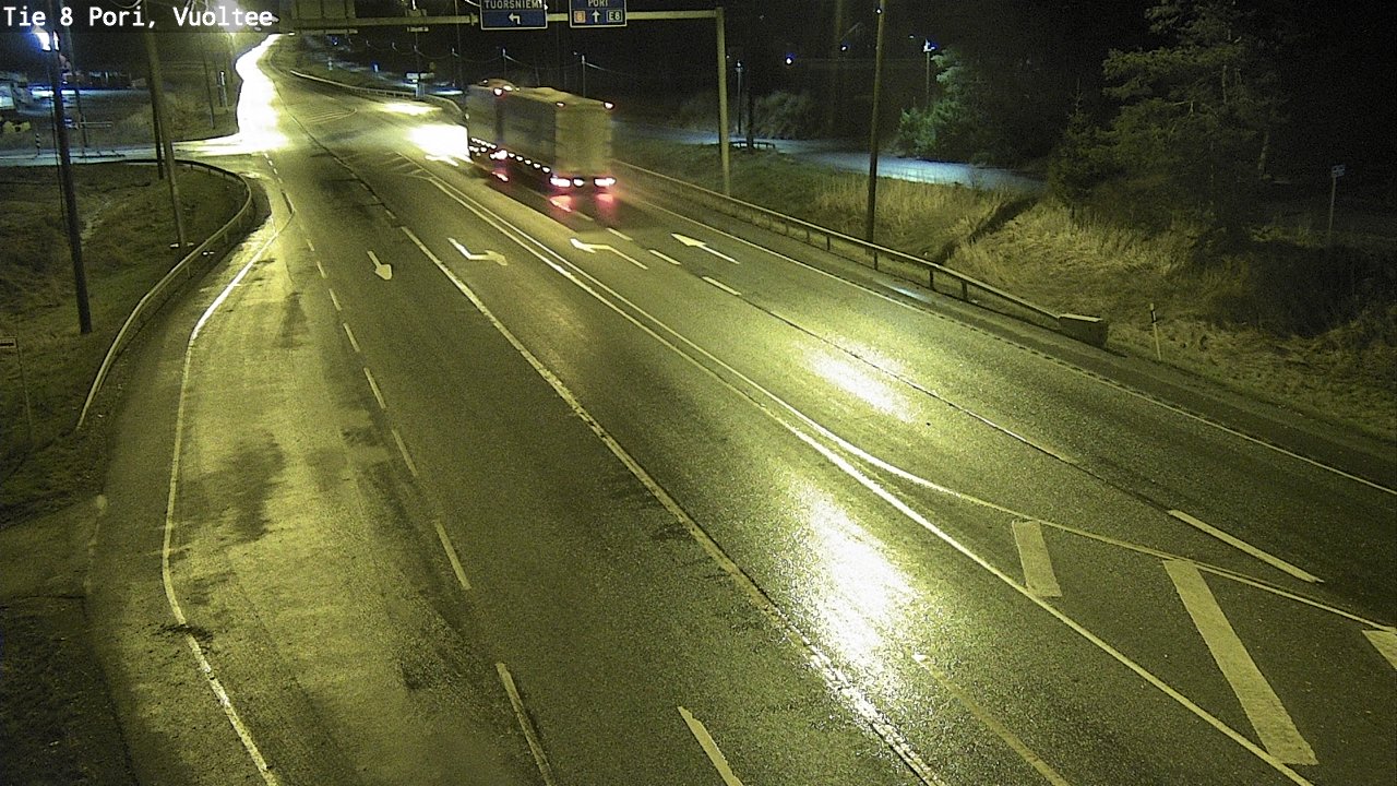 Weather Camera Image Road 8 Pori, Vuoltee, Pori, Satakunta