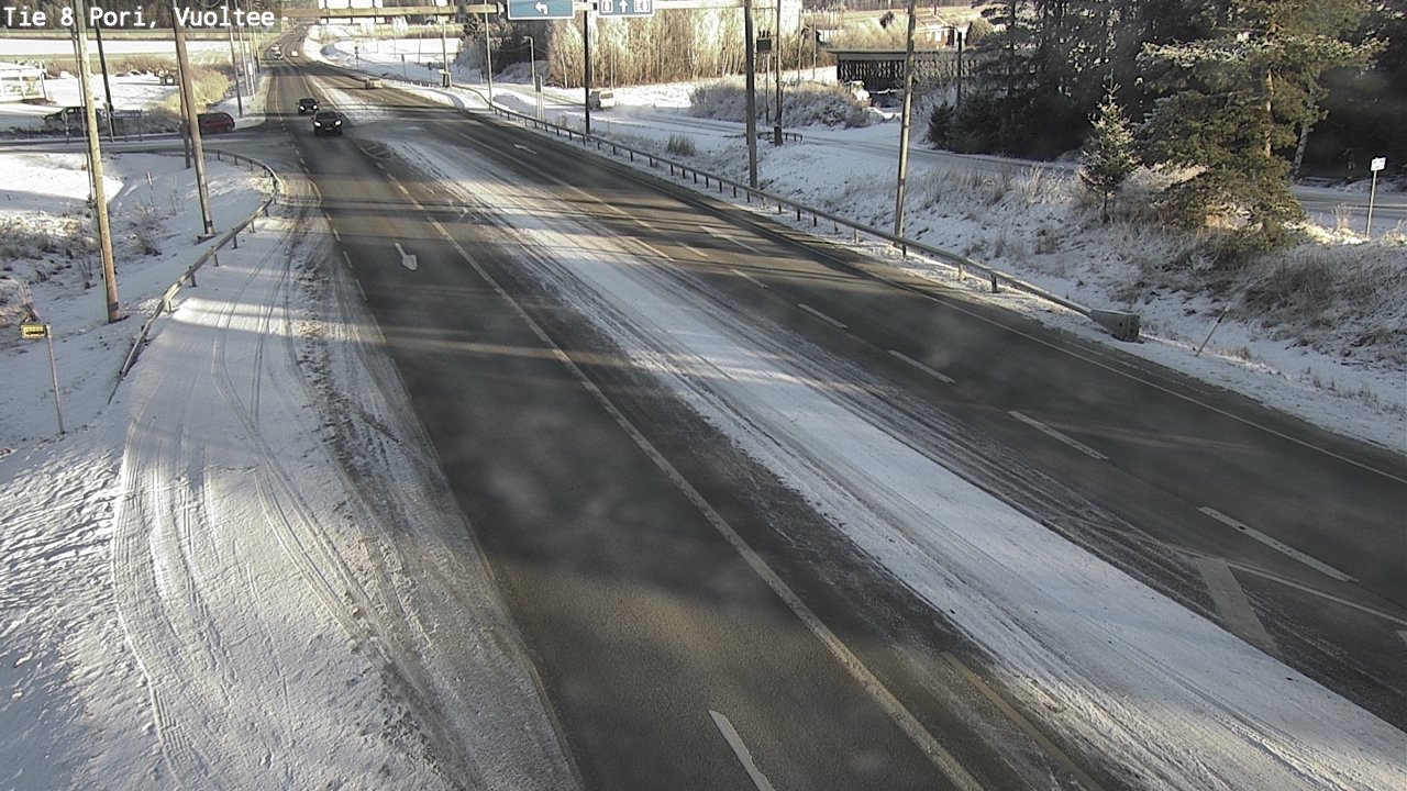 Weather Camera Image Road 8 Pori, Vuoltee, Pori, Satakunta