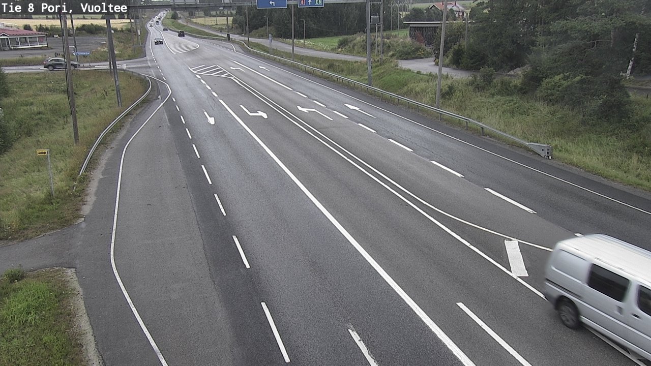 Weather Camera Image Road 8 Pori, Vuoltee, Pori, Satakunta