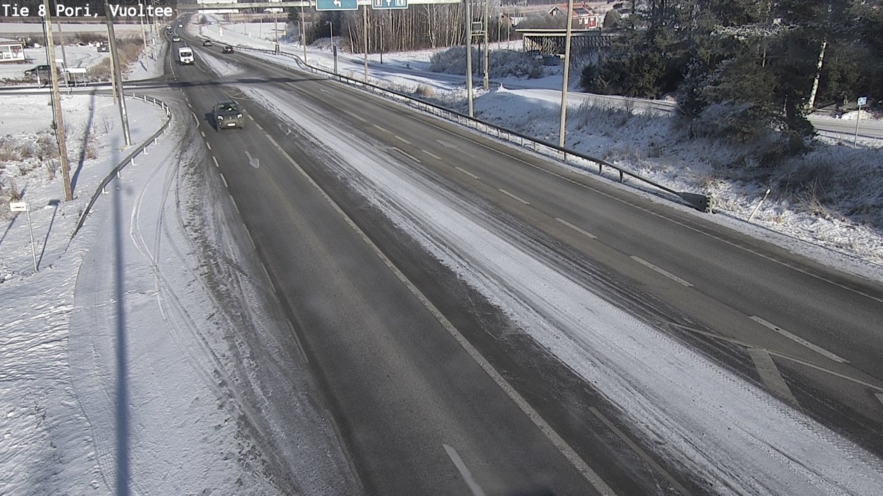 Weather Camera Image Road 8 Pori, Vuoltee, Pori, Satakunta