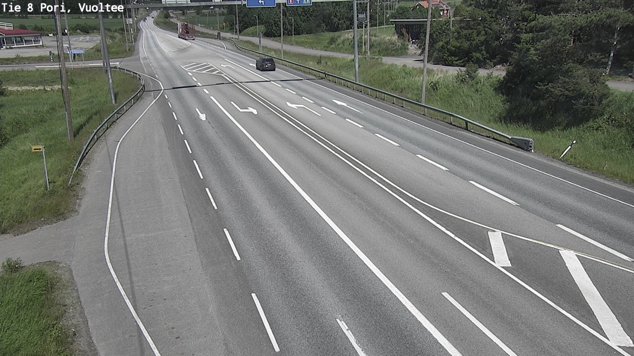Weather Camera Image Väg 8 Björneborg, Vuoltee, Pori, Satakunta